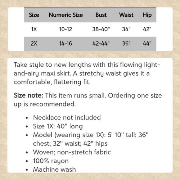 NWT Embroidered Boho Gauze Maxi Skirt!. - Picture 4 of 4